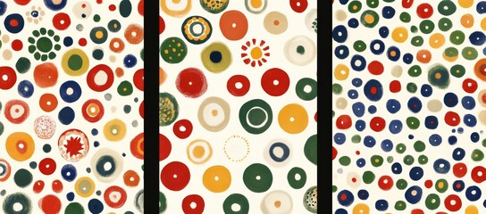 Poster - Featuring a pop art style texture, this modern abstract design poster and cover template showcases colorful trendy geometric flat elements of the Memphis pattern
