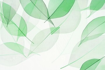 Aufkleber - A bunch of green leaves hanging from a ceiling, perfect for home decor or event decoration