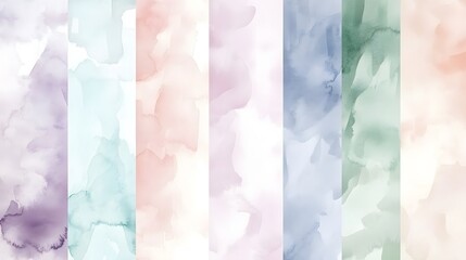 Poster - Abstract Pastel Watercolor Paint Splatter Design