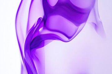 Poster - A close-up shot of a purple object on a white surface