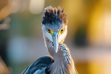 Poster - Close-up shot of a bird with an unusually long beak