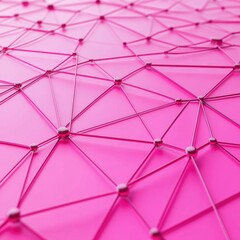 Poster - A detailed view of a bright pink material, suitable for illustrations or designs
