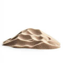Poster - A close-up shot of a pile of sand sitting on a white surface