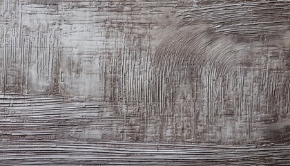 Poster - textured abstract concrete background with linear grooves and weathered brush patterns for artistic wall designs or graphic projects

