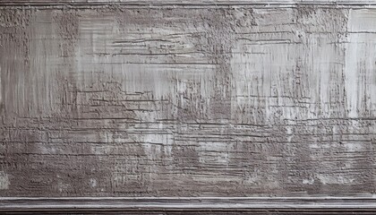 Poster - textured abstract concrete background with linear grooves and weathered brush patterns for artistic wall designs or graphic projects

