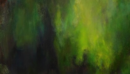 Poster - abstract green and yellow textured background with dark gradients for nature inspired decor or graphic design projects