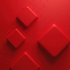 Aufkleber - Red Background with Square Shapes and Gradient Color