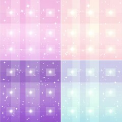 Poster - A collection of colorful star backgrounds for various uses