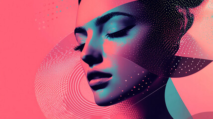 Poster - Innovative design trends showcase bold colors and modern aesthetics. Generative AI