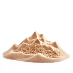 Poster - A pile of sand sits atop a white surface, perfect for decorative or conceptual uses