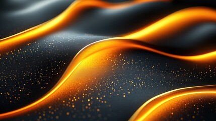 Poster - A close-up shot of a black and gold patterned background, suitable for designs or decoration