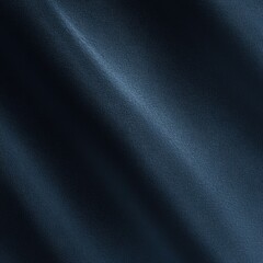 Poster - A detailed shot of dark blue fabric texture