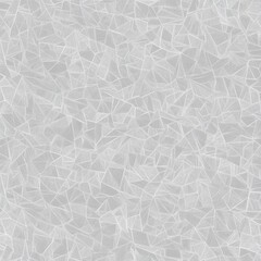Poster - A modern background showcases a seamless arrangement of abstract geometric patterns, combining stripes, lines, and a simple lattice graphic in white and gray.
