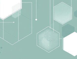Poster - A modern geometric pattern composed of lines against a seamless background, showcasing a white and blue texture in a simple lattice graphic design.