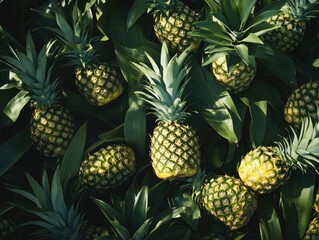 Wall Mural - Pineapple Leaves