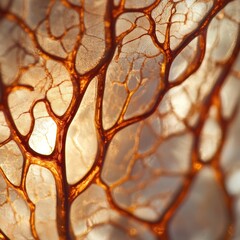 Poster - Close-up shot of a tree with sunlight shining through the leaves