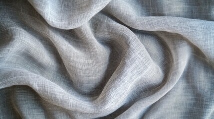 Wall Mural - abstract white and grey color cloth texture background soft patternabstract white and grey color clo