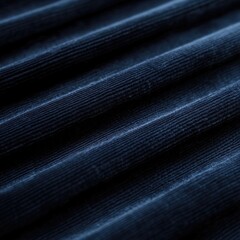 Poster - Close up shot of blue fabric texture