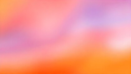 Leinwandbilder - An abstract blurred background featuring a smooth orange and blue gradient with soft transitions and vibrant hues 