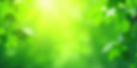 abstract green nature background lush foliage and sunlight