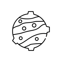 Sticker - Mars Colonization vector icon