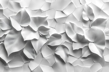 Poster - A detailed view of colorful handmade paper flowers