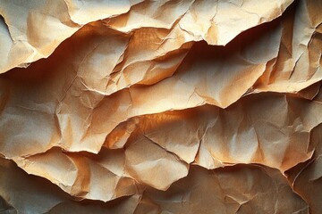 Aufkleber - A close-up shot of a brown paper with a textured surface, suitable for use in design and creative projects