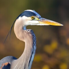 Poster - A close-up shot of a bird with a distinctive long beak, perfect for use in wildlife or nature-themed projects