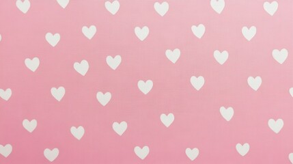 Wall Mural - pink background with hearts