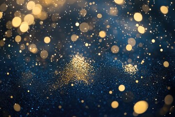 Poster - A blurred background with lights is captured in this close-up image