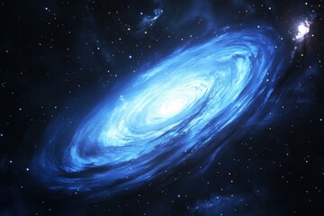 Wall Mural - Spiral Galaxy in Deep Space