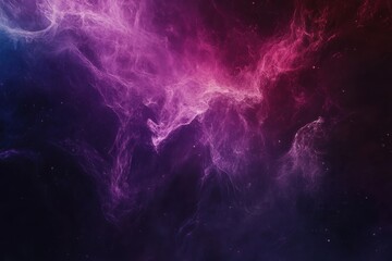 Wall Mural - Cosmic Nebula: A swirl of purple and pink.