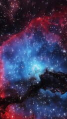 Wall Mural - Explore the mesmerizing beauty of cosmic nebulae in a vibrant galaxy
