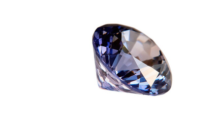 Poster - Brilliant Blue Diamond Glimmering Elegantly Against Deep Black Background Highlighting Its Dazzling Beauty and Luxury Appeal isolated on a white background