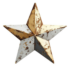 Poster - Rusty Starfish Silhouette on Dark Background Evoking a Sense of Mystery and Nature's Beauty in an Artistic and Unique Style isolated on a white background
