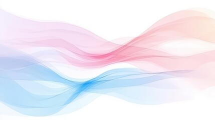 Wall Mural - a long, curvy line of pink and blue colors