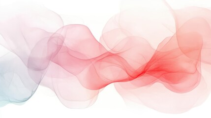 Wall Mural - a red and blue line with a white background