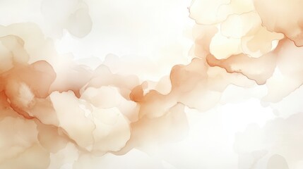 Wall Mural - a painting of a cloud with a white background