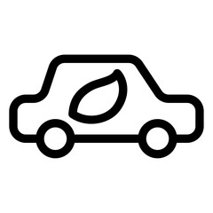 Poster - eco car icon