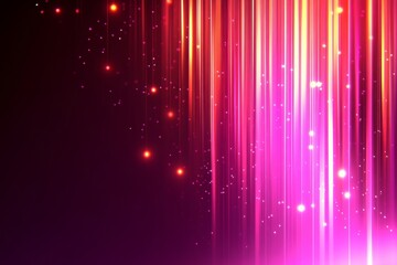 Poster - Abstract Pink and Red Light Streaks Background
