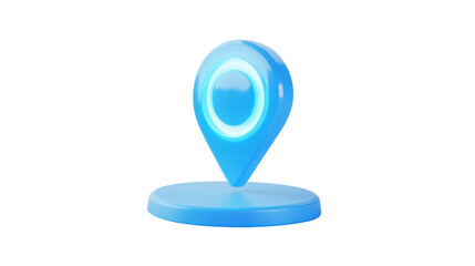 Fototapete - Location pin transparent background