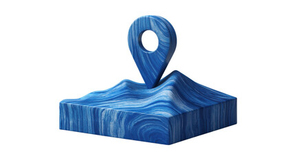 Fototapete - Location pin transparent background