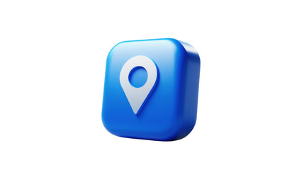 Fototapete - Location pin transparent background