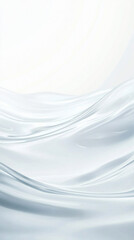 Poster - Smooth, flowing water creates serene and tranquil atmosphere, perfect for relaxation and calmness