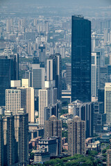  aerial view of Ningbo City, China