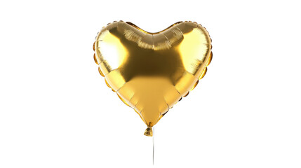 Wall Mural - Heart-shaped balloon transparent background