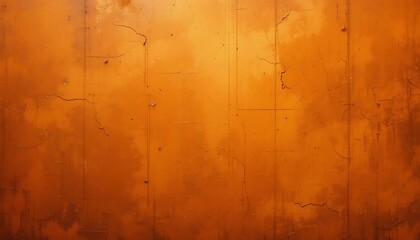 Naklejka na meble Orange Wall With Cracks And Scratches Texture