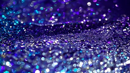 Wall Mural - Abstract Sparkle: A Symphony of Blue and Purple Shimmers