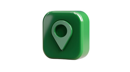 Fototapete - Location pin transparent background
