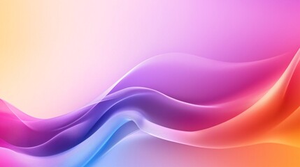 Poster - an abstract background with grainy gradients moving from deep purples to soft oranges, creating a wa